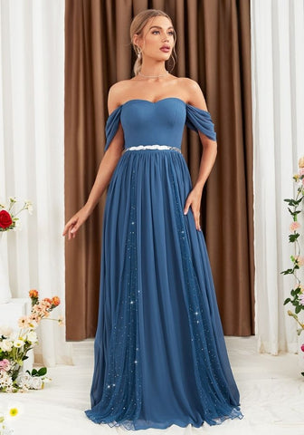 Cocktailkleid Blau Hochzeit