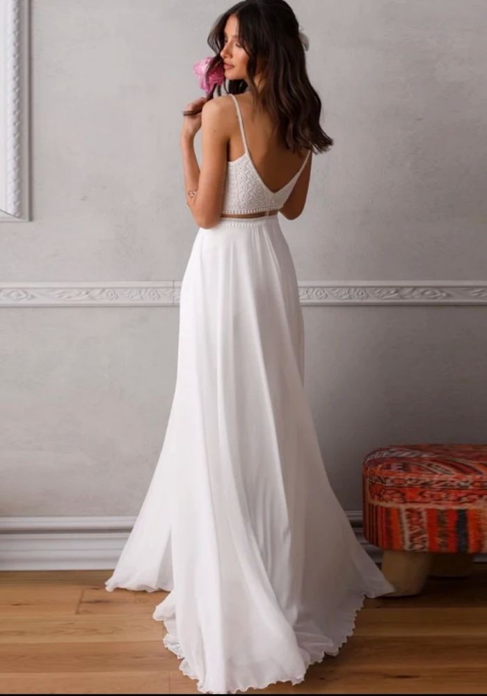 Cocktailkleid für Hochzeit weiß