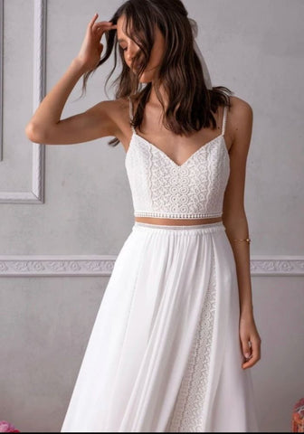 Cocktailkleid für Hochzeit weiß