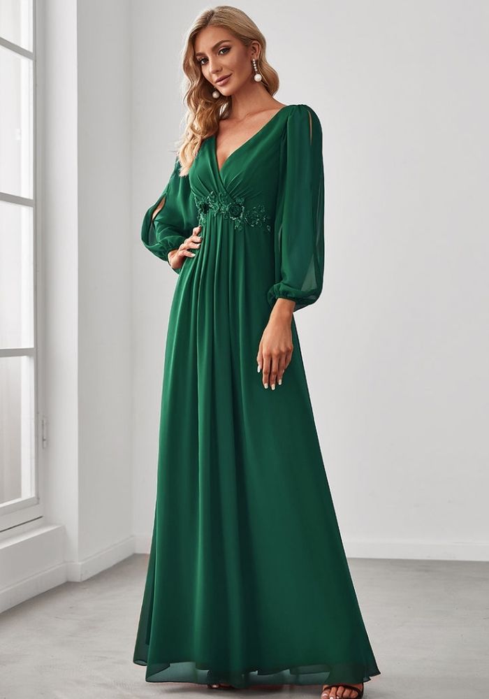 Cocktailkleid Hochzeit grün smaragd