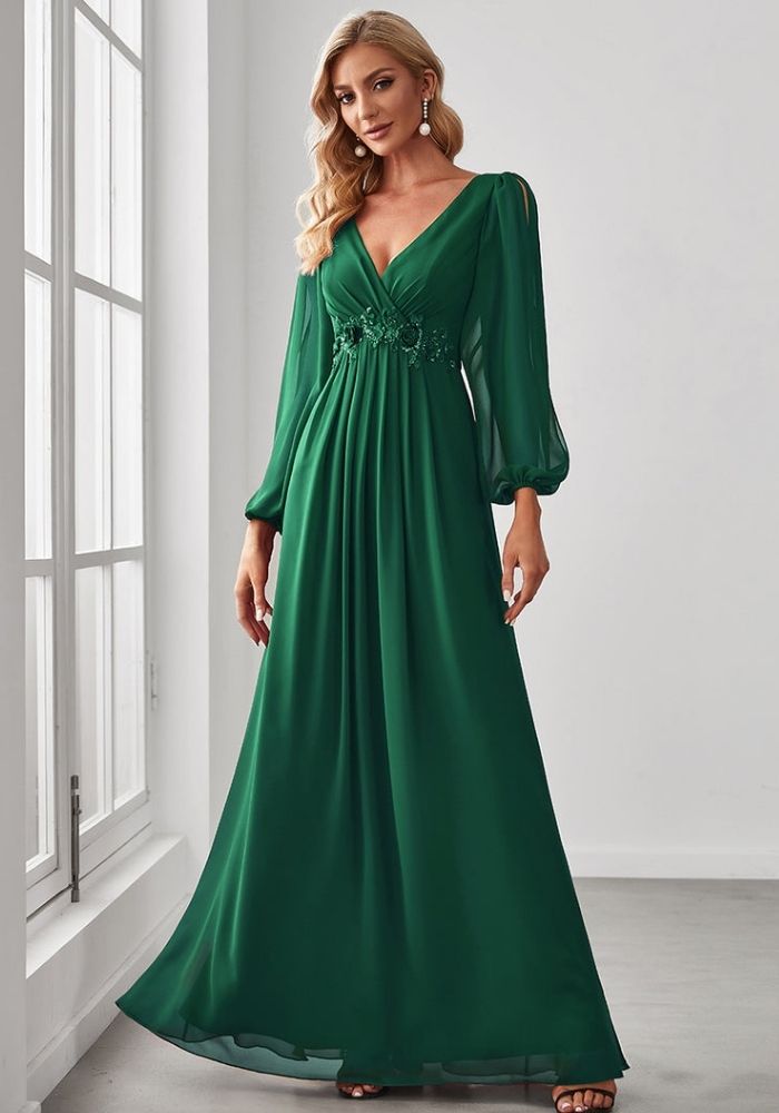 Cocktailkleid Hochzeit grün smaragd